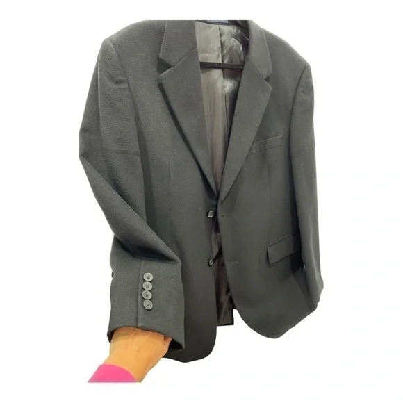 Club Room Macy’s Men’s Black Sports Coat Ultraluxe size 42R Black